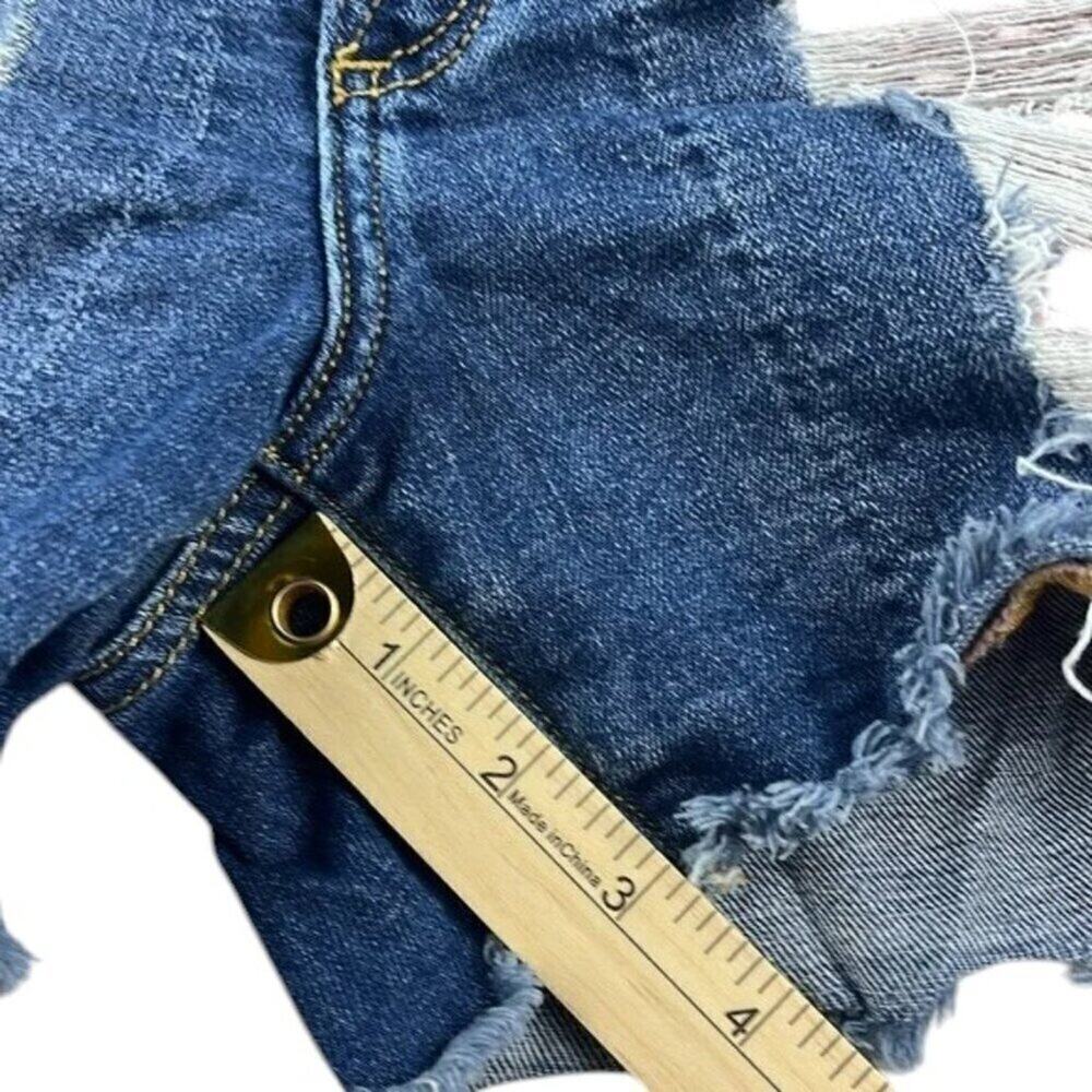 Rock & Republic Jeans Shorts Red, White Size 6 - Picture 9 of 12